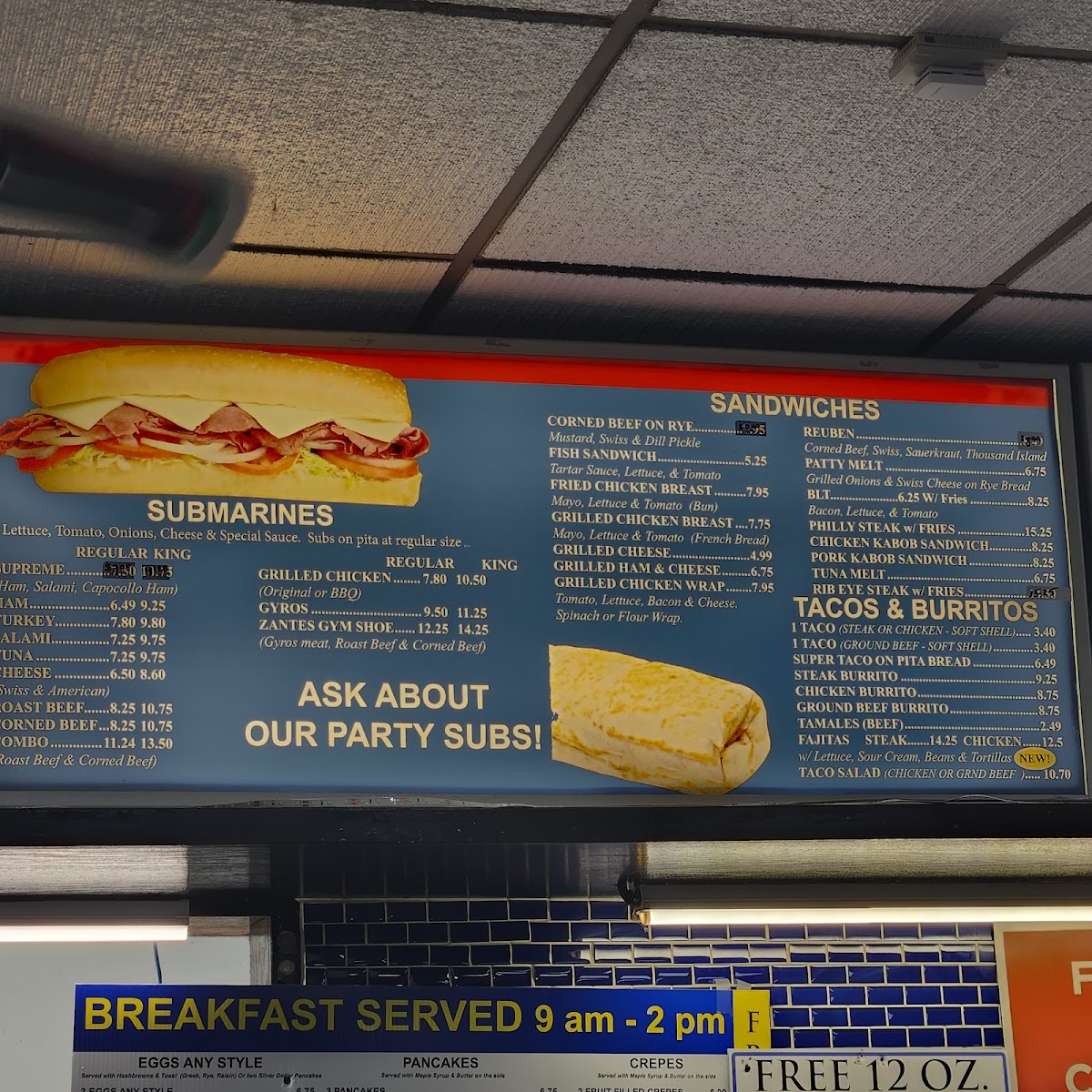 Zantes Restaurant Menu - Image 4